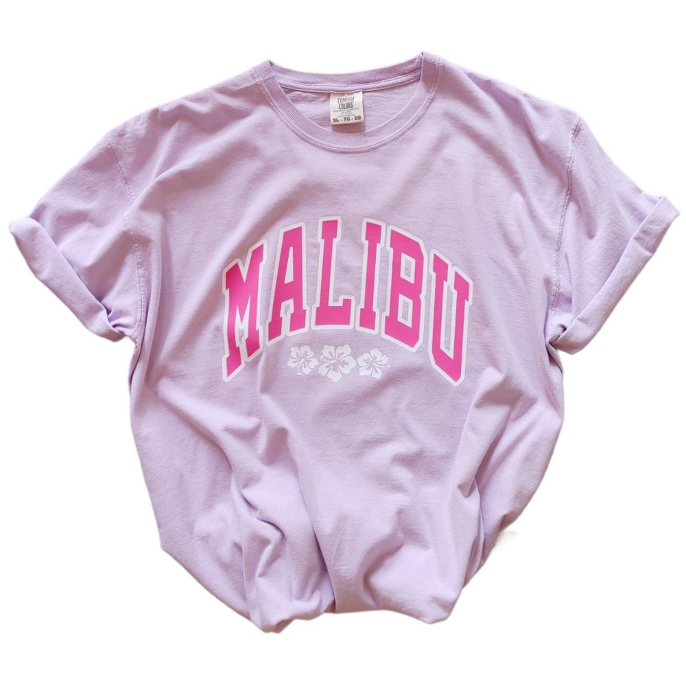 Malibu California Hibiscus T-Shirt - Picture 3 of 9